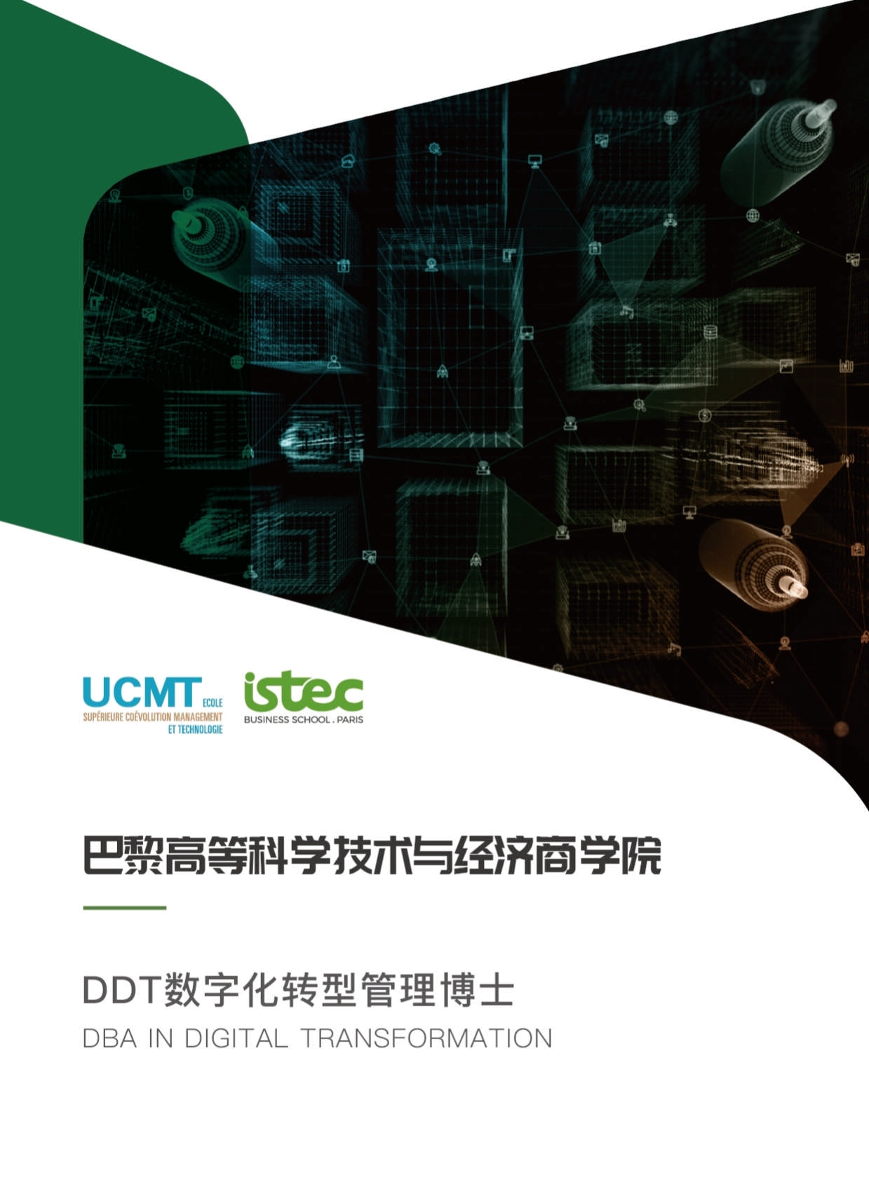 ISTEC巴黎高商·DDT數(shù)字化轉型管理博士 招生簡章（2024）_第1頁