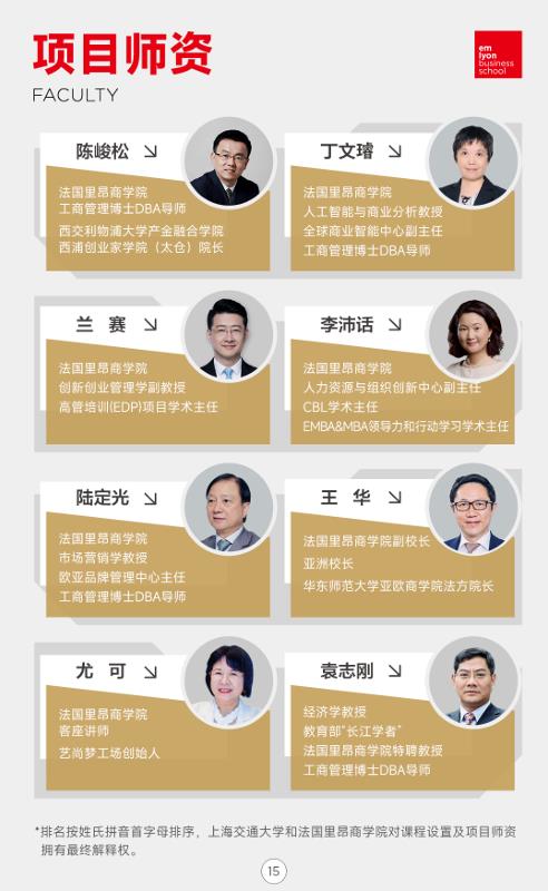 上海交通大學-法國里昂商學院 新媒體管理與數(shù)字經濟碩士